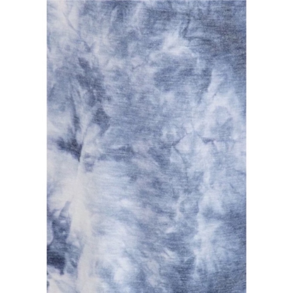SOLD OUT Plus Blue Wide Leg Tie Dye Relaxed Palazzo Pants - Picture 5 of 6